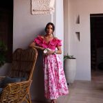 Rocío Osorno con look para la Feria de día.