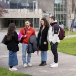 Estudiantes en la universidad de la urbe olívica. 