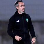 Jorge Vilda en el último partido de Marruecos