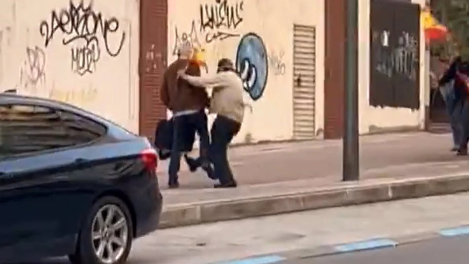 Momento de la agresión