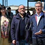 Alberto Núñez Feijóo y Alejandro Fernández visitan la granja de la Cooperativa de Ivars d’Urgell en Lleida