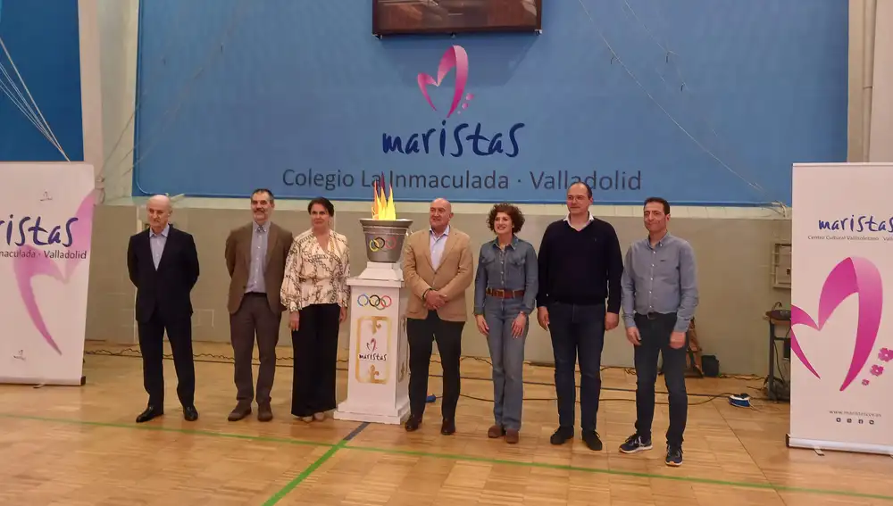 Autoridades asisten a la Olimpiada de Maristas
