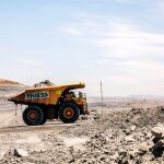 Un camión de Thiess en la mina de Mount Arthur South