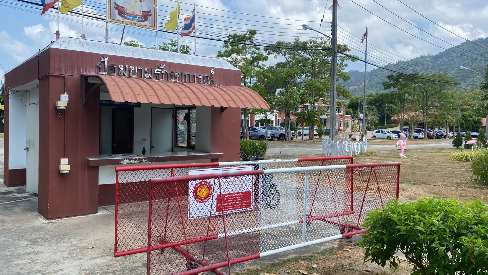 Entrada a la cárcel de Koh Samui, donde se encuentra en prisión provisional Daniel Sancho