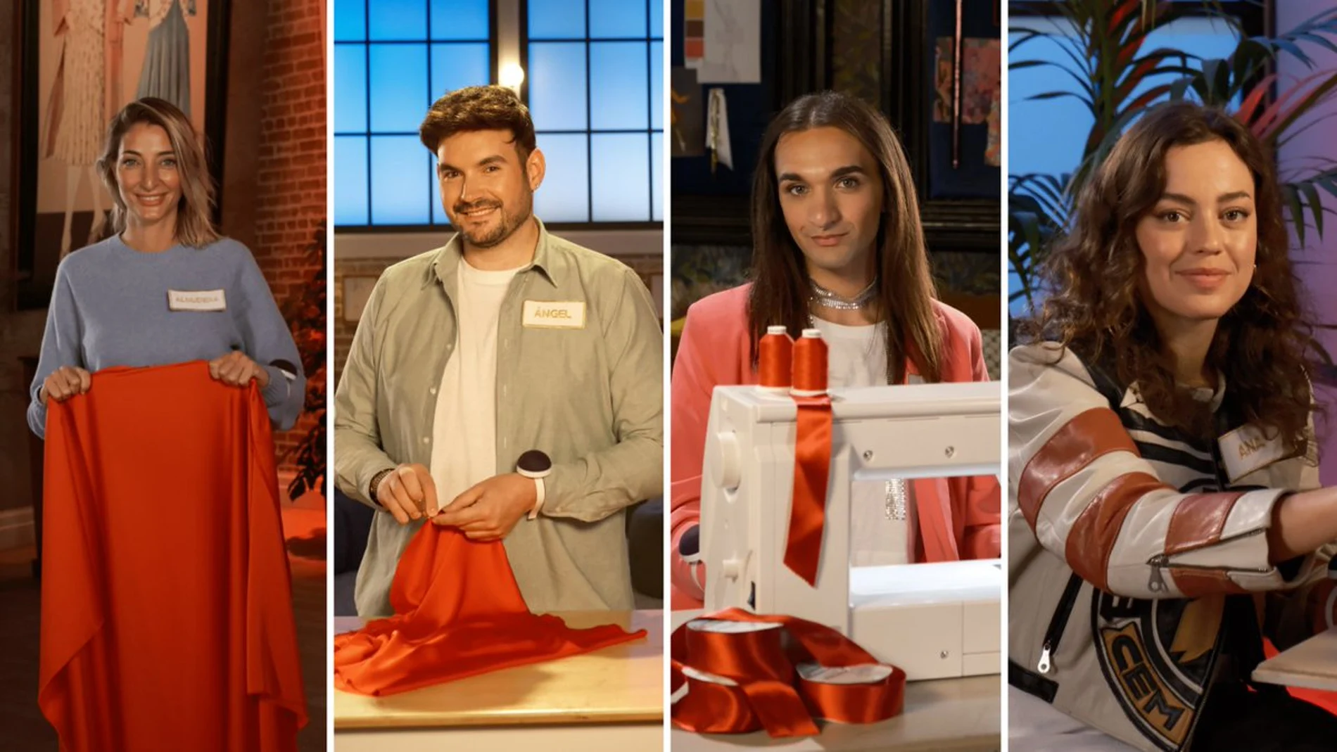 Los cuatro finalistas de la sexta edición de 'Maestros de la costura'