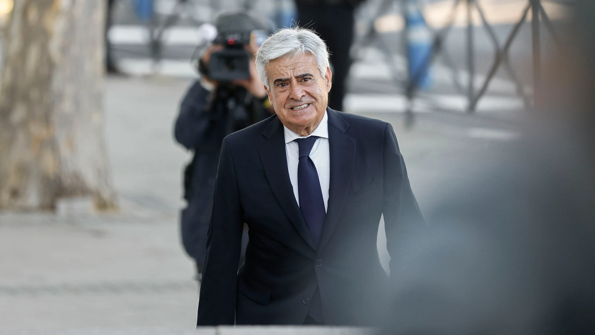 Pedro Rocha, a su llegada a los juzgados de Majadahonda