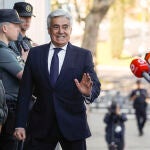 Pedro Rocha, antes de entrar en los juzgados de Majadahonda