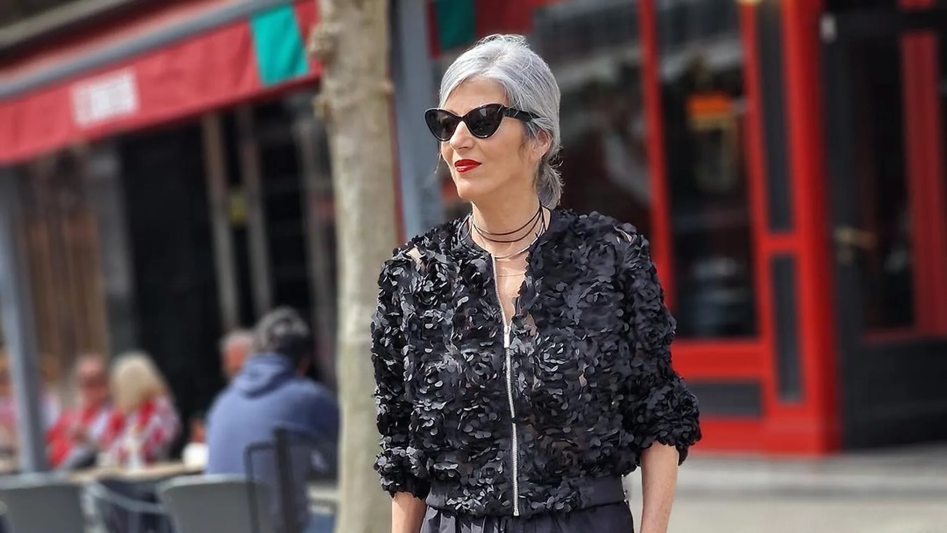 Carmen Gimeno con look de Zara.