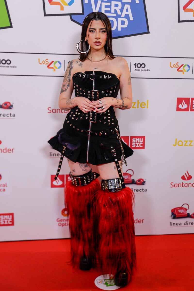 Naiara en la alfombra roja de Los 40 Primavera Pop