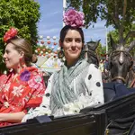 Sofía Palazuelo en la Feria de Abril.