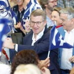 Feijóo participa en un acto de campaña en Bilbao