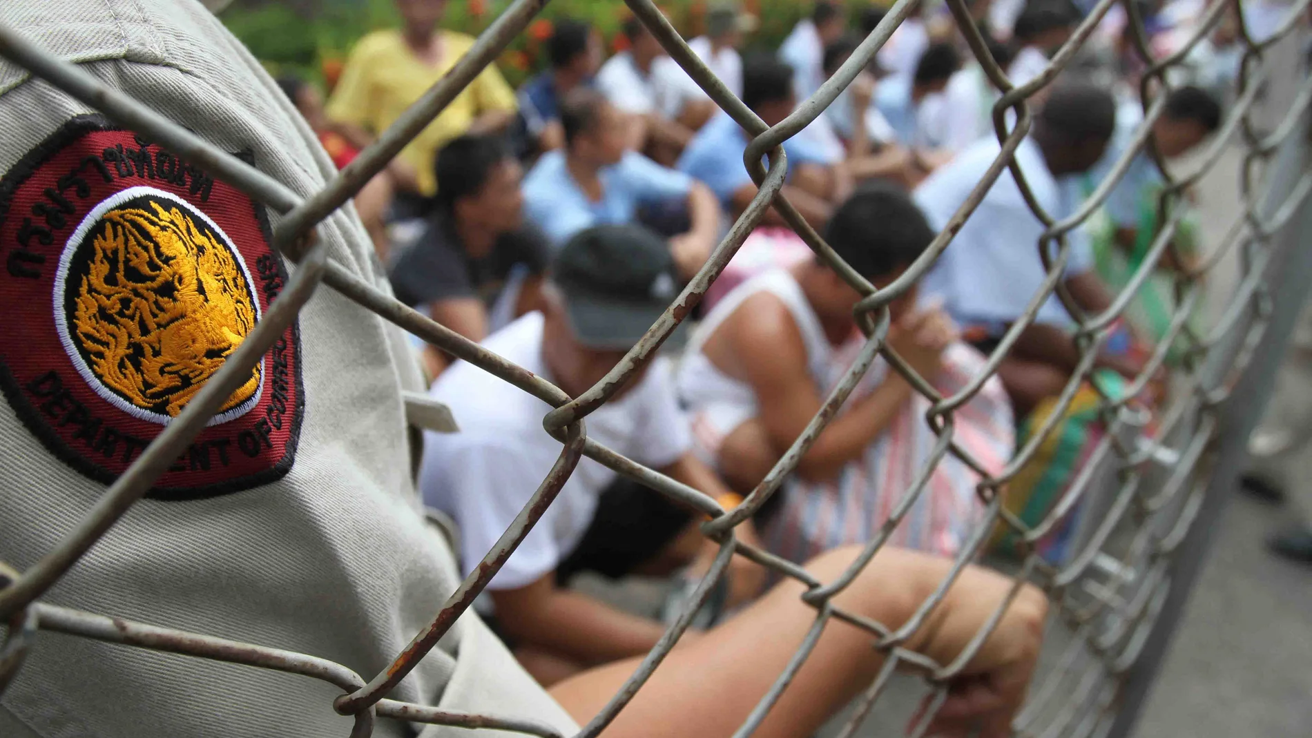 An undated photo of inmates at the notorious Bang Kwang prison in Nonthaburi province of Thailand. The inmates held at the prison are regarded as being among the country's worst criminals.