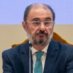 Javier Lambán, en su época como presidente aragonés