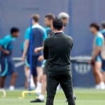 El FC Barcelona prepara su partido ante el París Saint-Germain