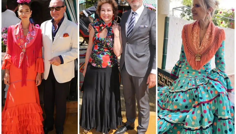 Ana Rosa Quintana, Rocío Crusset, Jessica Bueno y Eugenia Martínez de Irujo enamoran con sus looks en la Feria de Abril