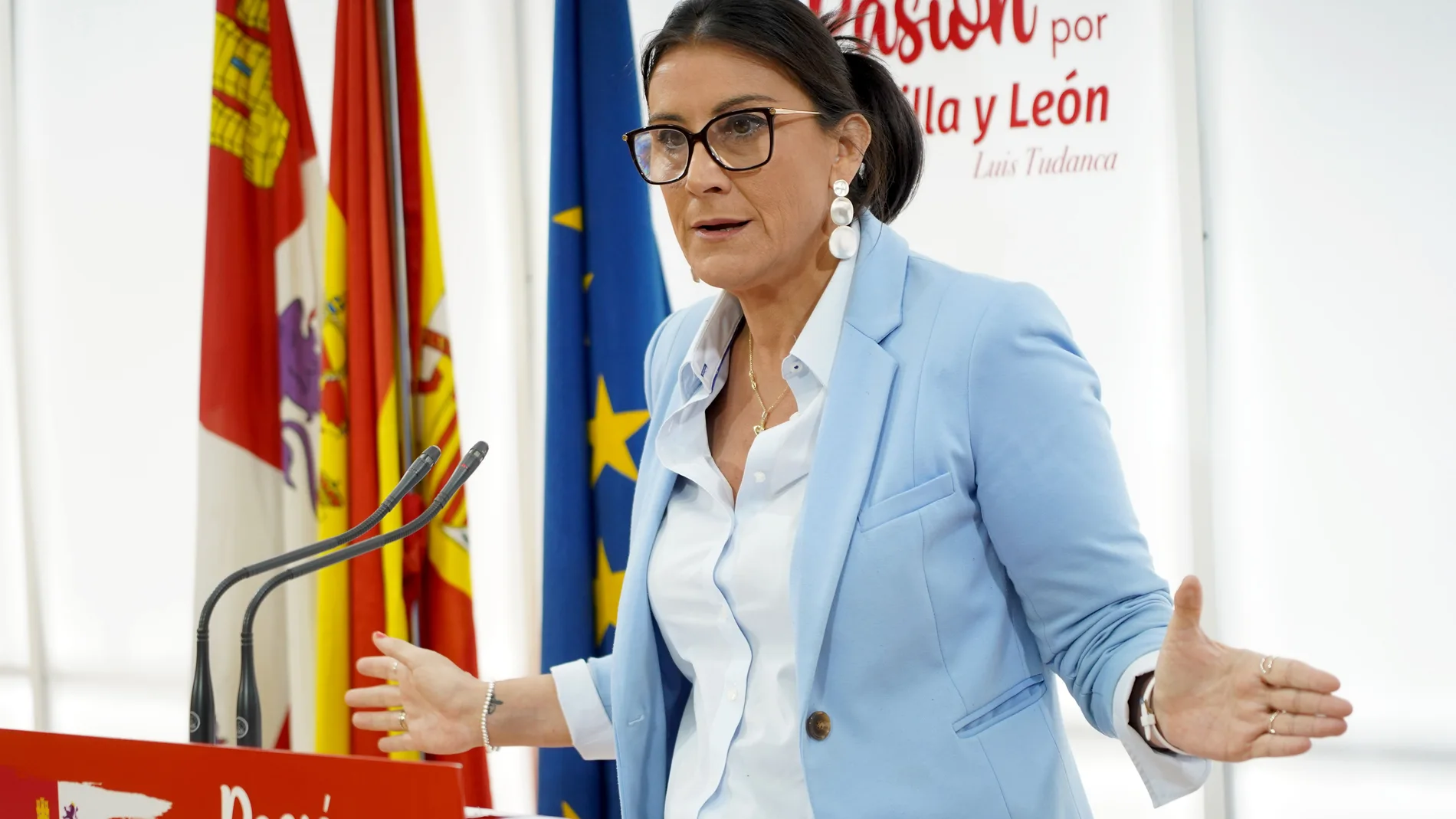 La secretaria de Organización del PSOE, Ana Sánchez, presenta la Escuela de Gobierno