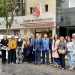 La delegación de la Diputación de Salamanca, con Javier Iglesias a la cabeza, visita a los salmantinos residentes en Mar del Pla