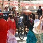 Imagen de ambiente en la Feria de Sevilla