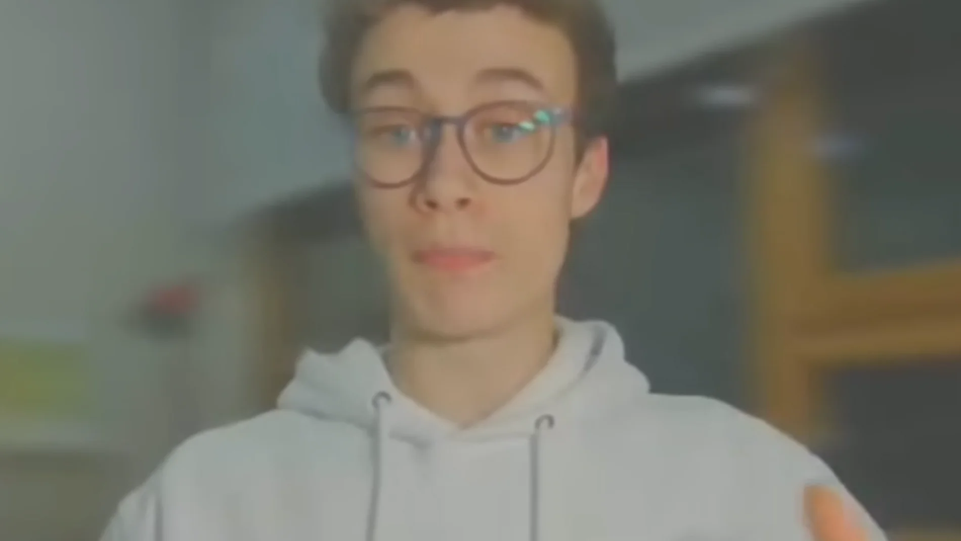 Jorge Rey, el burgalés de 17 años aficionado a la meteorología.