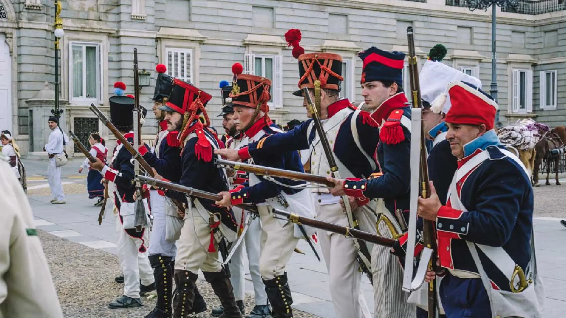 Recreación histórica del 2 de mayo en el Palacio Real