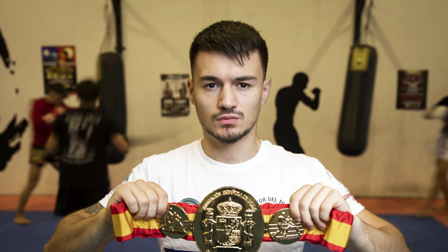 Antonio Collado, campeón de España de peso ligero de Boxeo.