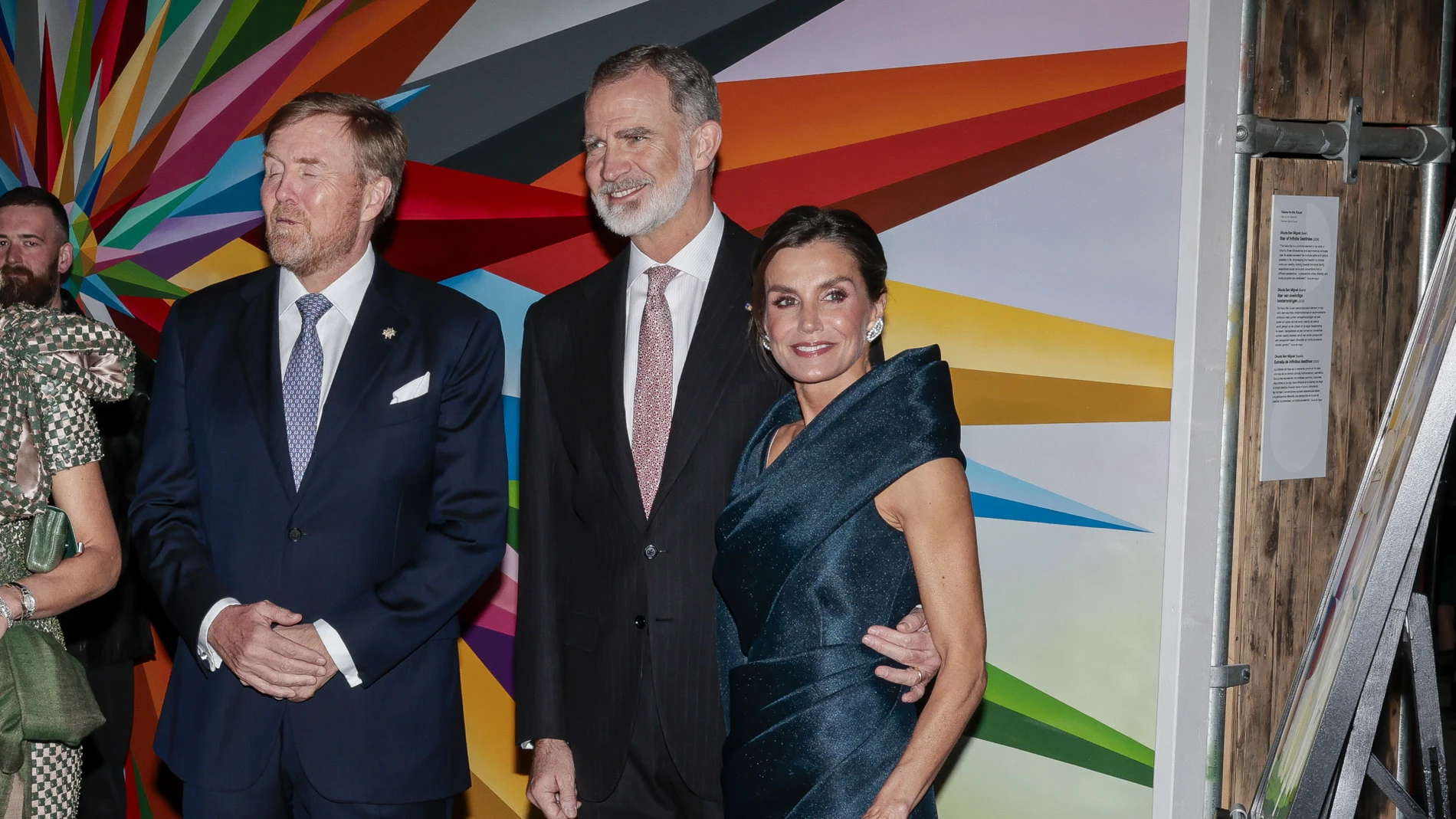 La Reina Letizia se despide de Holanda.