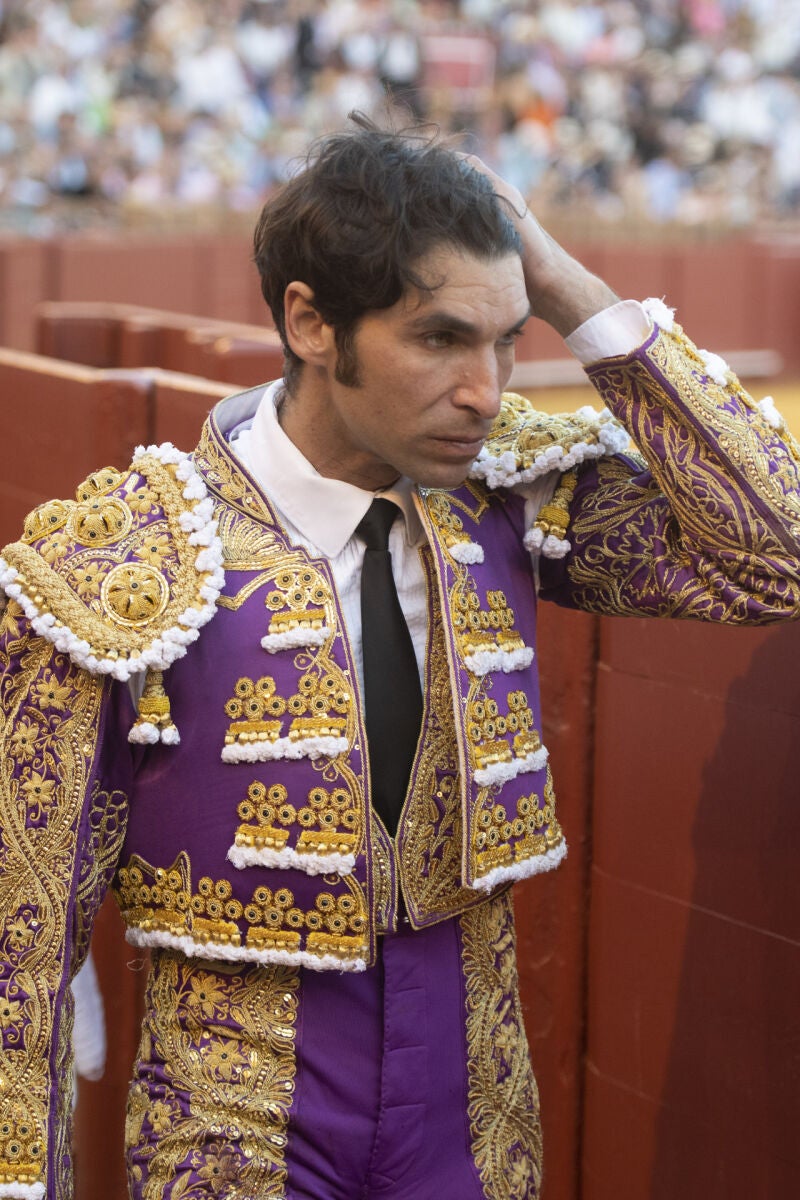 Cayetano Rivera en La Maestranza de Sevilla el 16 de abril