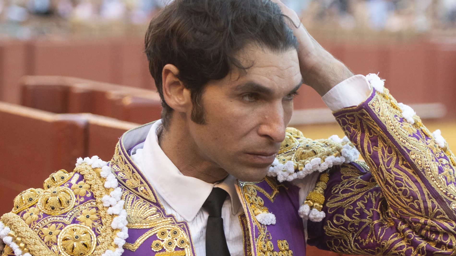 Cayetano Rivera en La Maestranza de Sevilla el 16 de abril