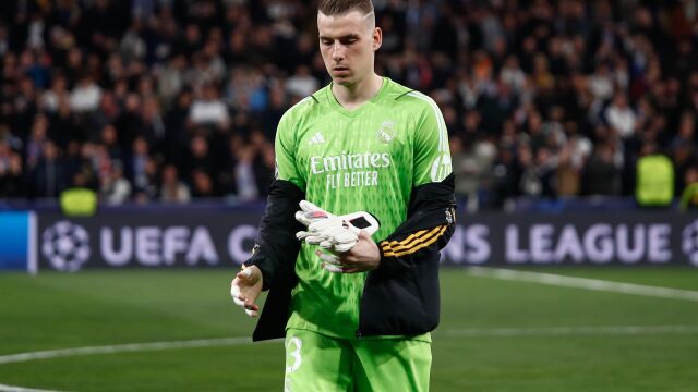 Fútbol/Champions.- Andriy Lunin: "Me han ayudado todos y al final había que elegir, elegimos todos bien"