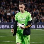 Fútbol/Champions.- Andriy Lunin: "Me han ayudado todos y al final había que elegir, elegimos todos bien"