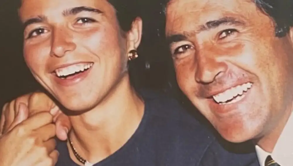Carmen Ballesteros Botín y su padre Severiano Ballesteros