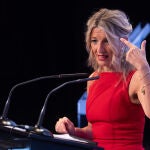 Yolanda Díaz interviene en la IV edición del foro económico 'Wake Up, Spain!'