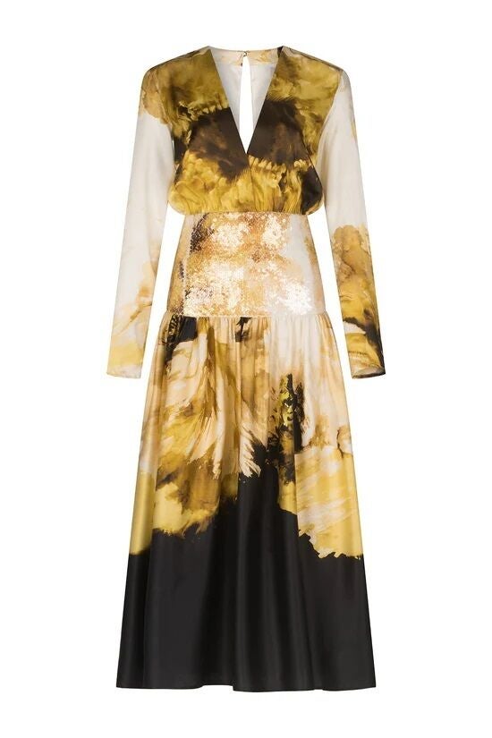 Vestido estampado.