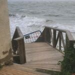 Imagen de uno de los accesos a una zona de la playa de El Portil