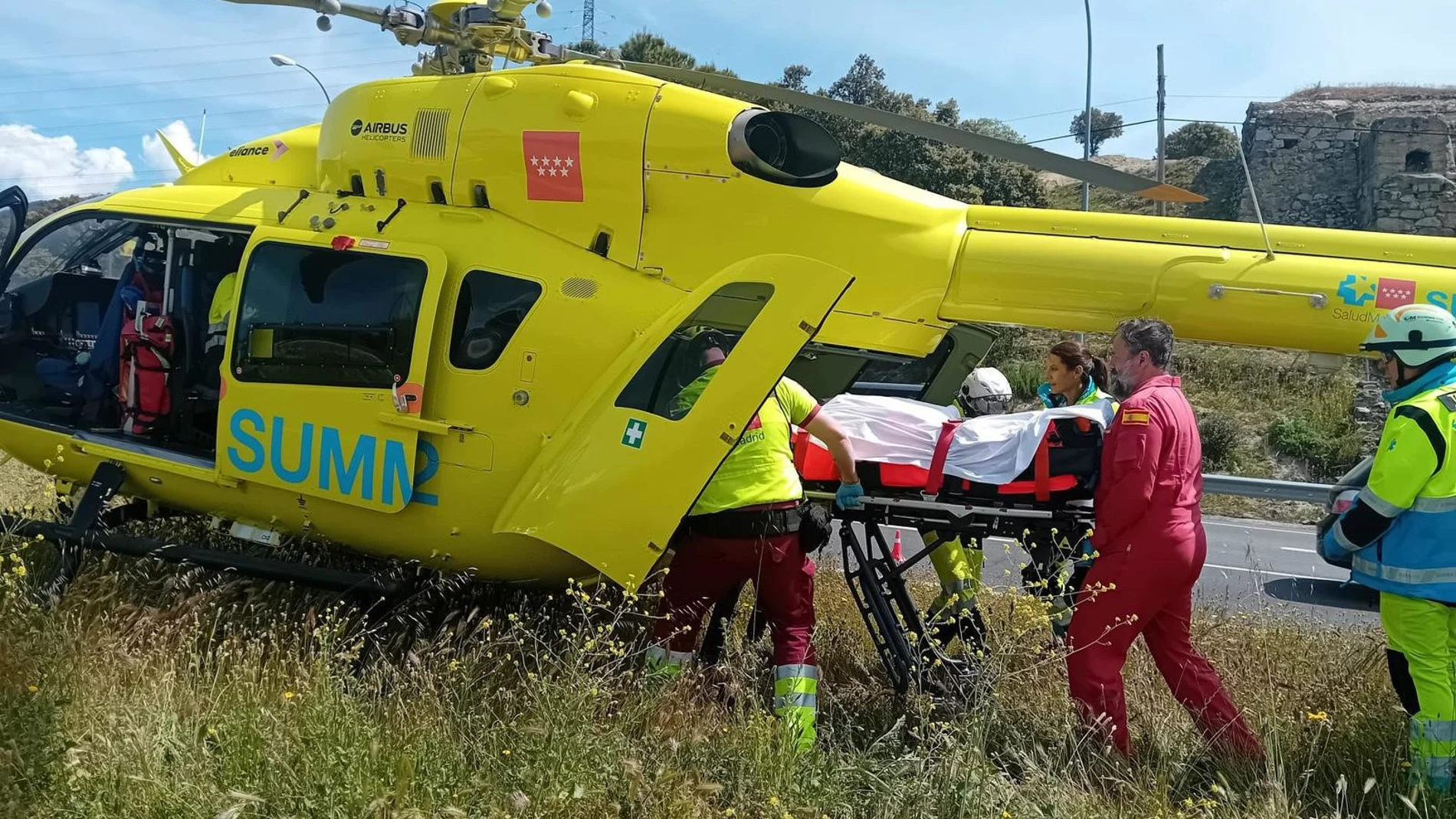 Helicóptero del Summa 112EMERGENCIAS 112 COMUNIDAD DE MAD20/04/2024