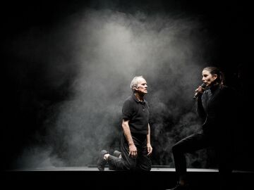 Escena de "Casting Lear", aqu&iacute; con Vicente Le&oacute;n y Andrea Jim&eacute;nez