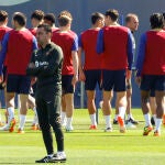 El FC Barcelona prepara su partido ante el Real Madrid