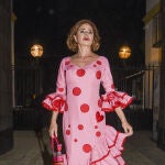 Ágatha Ruiz de la Prada con vestido de flamenca