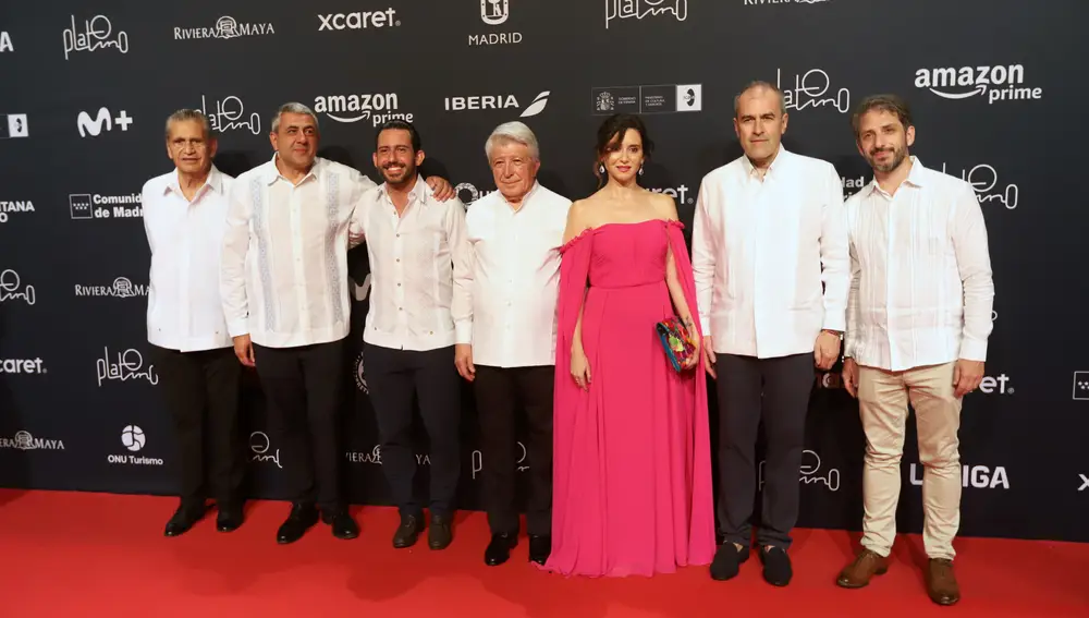 Ayuso en los Premios Platino