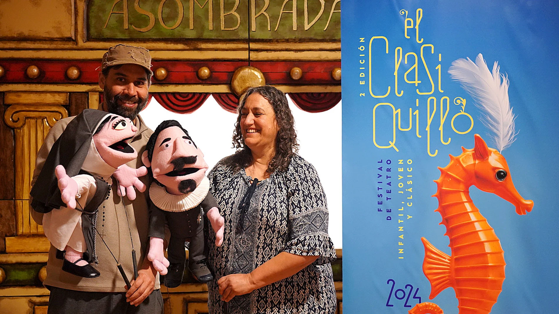 Javier Pérez Lázaro y Esther Pérez Arribas, durante el Festival 'El Clasiquillo' de Olmedo