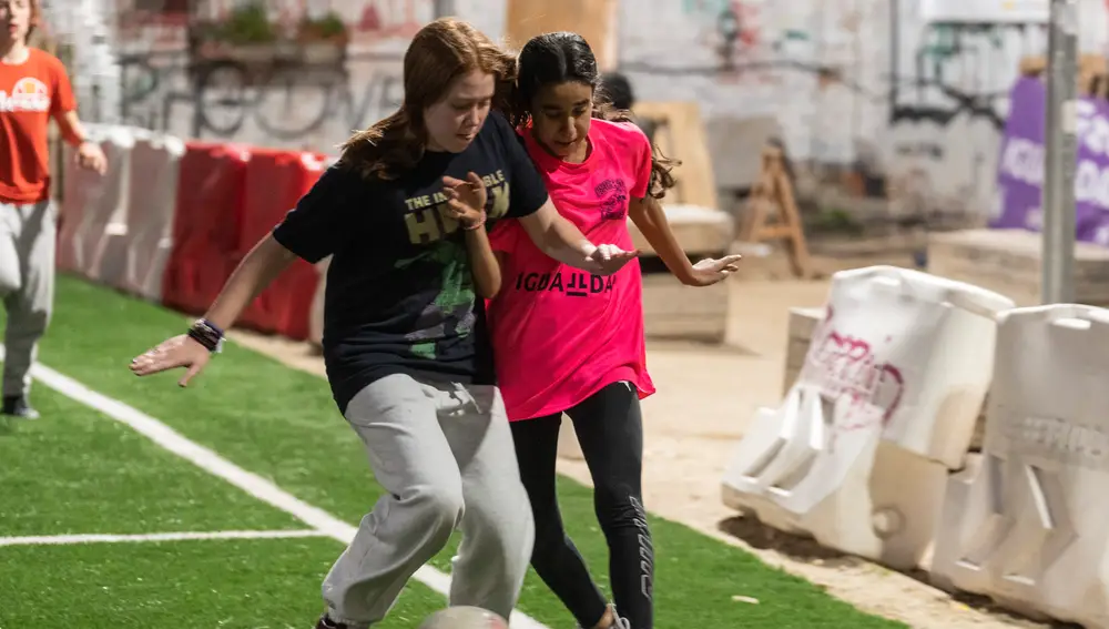 Equipo de futbol Dragonas de Lavapiés.