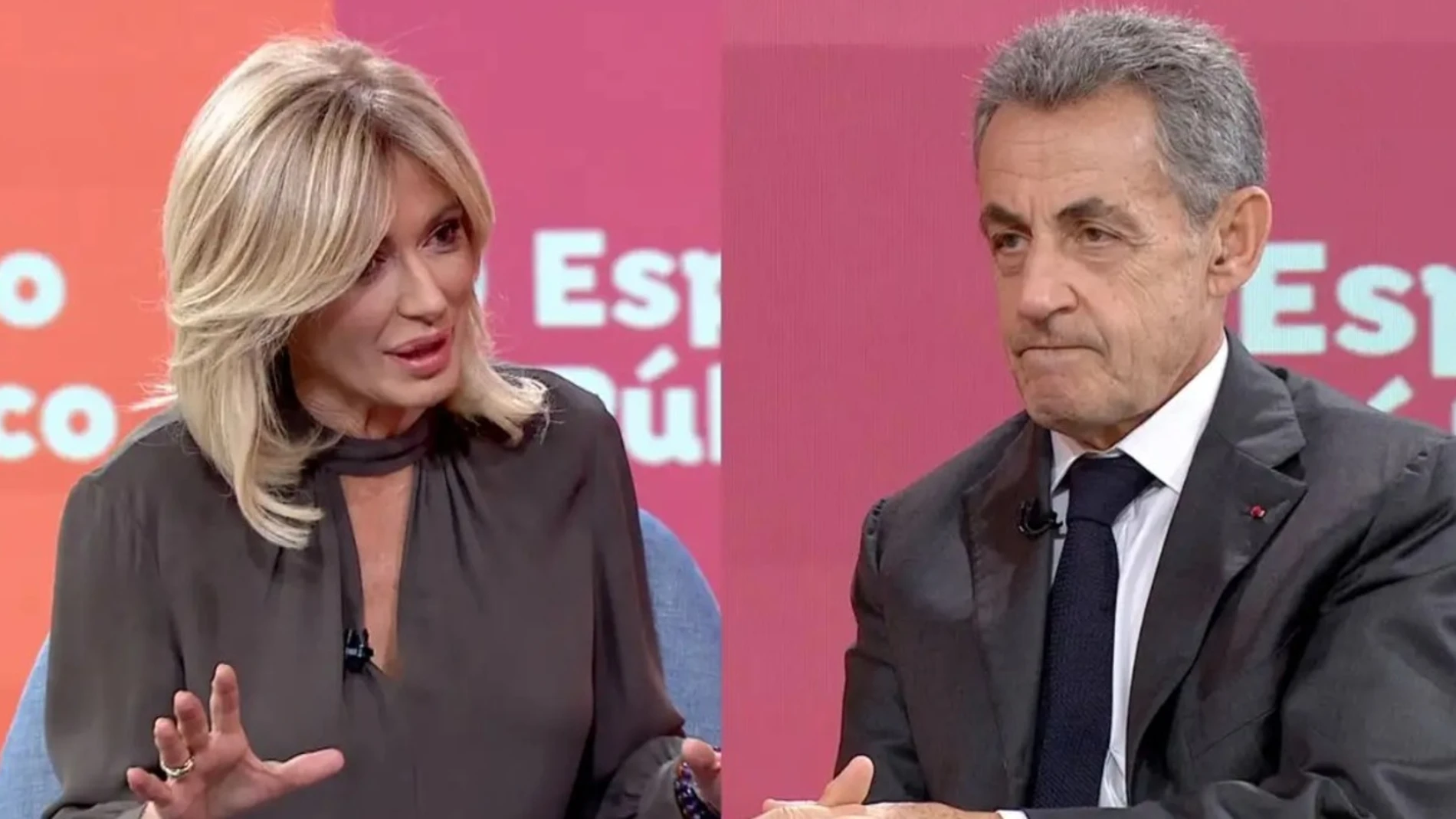 Susanna Griso desvela la extraña petición que le hizo Sarkozy en su entrevista en "Espejo Público"