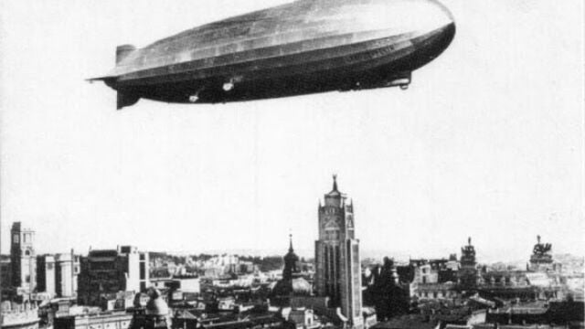 Aquel dirigible que surcó el cielo de Madrid