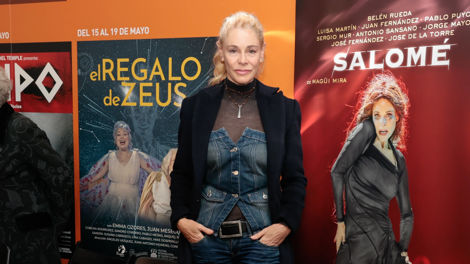 Belén Rueda con corsé vaquero.