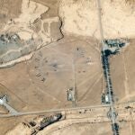 Imagen de satélite de la central nuclear iraní de Isfahán