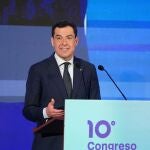 El presidente de la Junta de Andalucía, Juanma Moreno