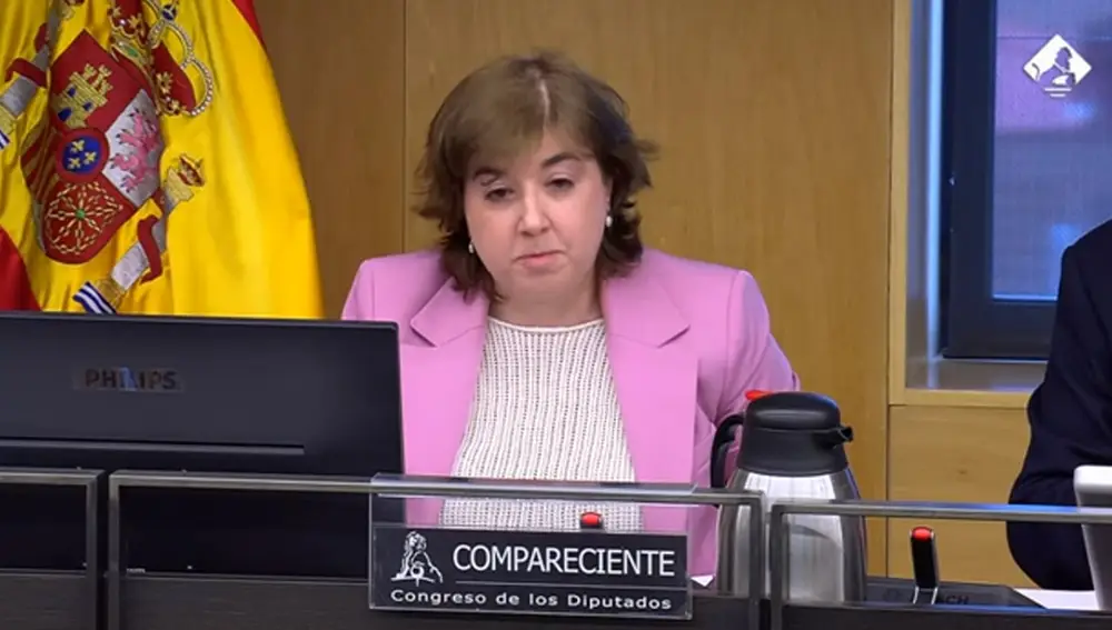 Concepción Cascajosa en su primera comparecencia en la Comisión MIxta de RTVE