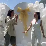 Dulceida y Alba Paul en su 'gender reveal'