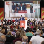 Acto de inicio de campaña para el 12M del PSC en Barcelona