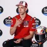 Pedro Acosta, en la rueda de prensa del GP de España